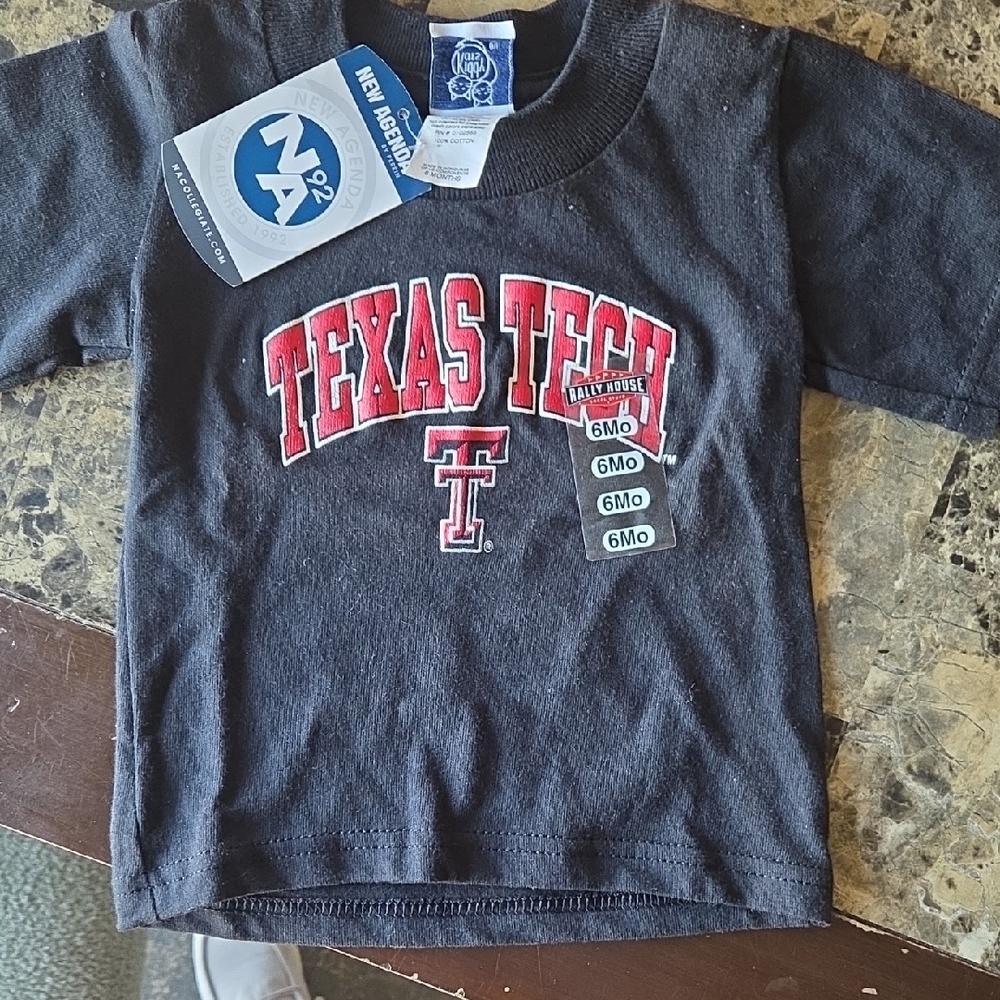 🧡Texas Tech Kids' Short Sleeve Tee - Black